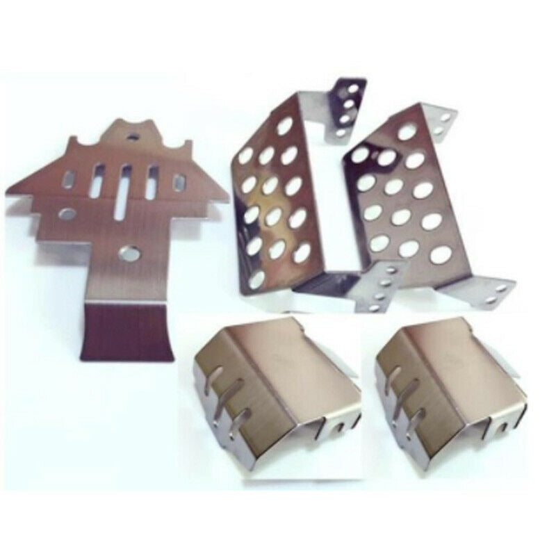 RC Car TRX4 TRX-4 Bumper Chassis Armor Protection Skid Plate for Traxxass s U7C5