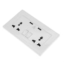 2.1A Wall Socket Dual USB Port Power Adapter Outlets Panel Universal Plug A