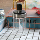 New Glass Airtight Jar Spice Containers Bottle Condiment Salt  with Spoon Lid
