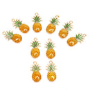10Pcs/Set Enamel Alloy Pineapple Charms Pendant Jewelry Finding DIY Making Cr BX