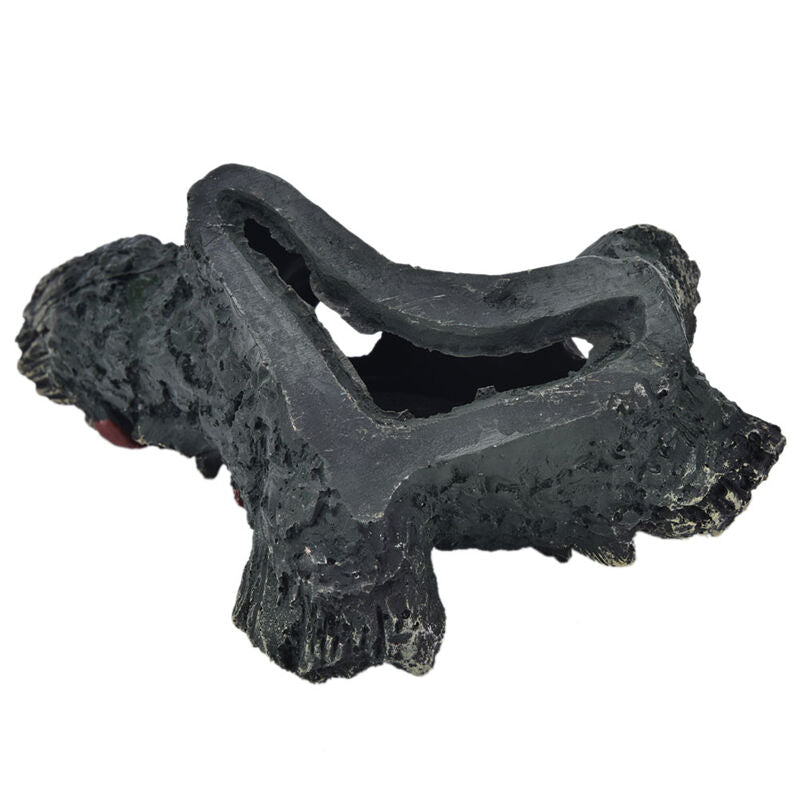 Aquarium 12cm Log Tree Hide Hiding Cave Fish Tank Decoration Ornament Best OZ