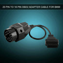 30cm High-quality 20 Pin to 16 Pin OBD2 Adapter Connector Scanner Cable For BMW
