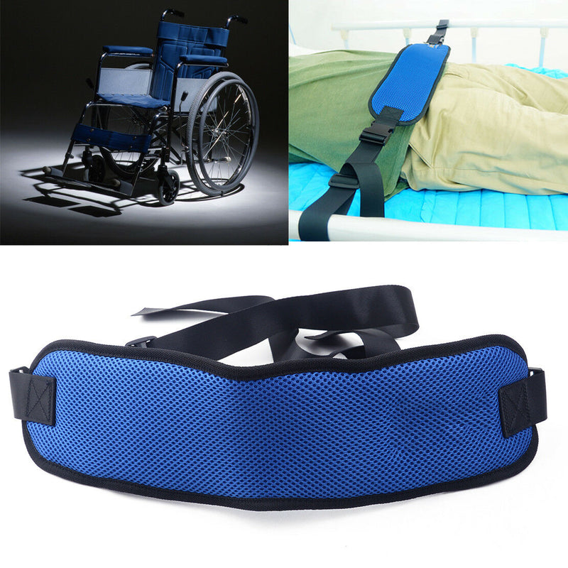 Safety Wheelchair Belt Bed Seat Guardrail Strap Harness Anti-slip