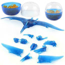 8Pcs/Package DIY Disassembly Smart Egg Twisted Egg Blind Box Dinosaur Egg S1A9