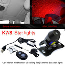 Universal USB LED Car Roof Star Night Lights Projector Light Interior Ambient