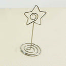 10pcs Metal Star Table Number Photo Holder Stands for Weddings Party Gather F7Z8