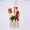 Plant Hanger 100% Handmade Cotton Rope Plant Basket Holder for Pots/Fish Ta