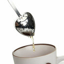 2Pcs Tea Infuser Stainless steel tea heart shape filters Invite your friend