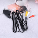 High quality 1.5m rgb scart to 3 RCA audio video cable for nes  Z