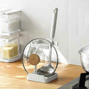 Cooking Tool Storage Rack Home Spoon Rest Pot Lid Holder Kitchen Organizer Stand