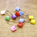 100x Nappy Large Diaper Pins Nappies Safety Pin Baby Diaper Change Fastener H5I5