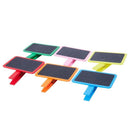 12pcs Wooden Colorful Chalkboard Clips Message Board Sign Blackboard for Pa F1L7
