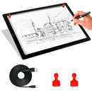 A4 Lamp Pad Ultra-Thin Portable Band Scale LED Copy Board, Adjustable USB C
