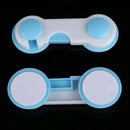 Door Drawers Wardrobe Todder Baby Safety Plastic Lock Blue&White(6pcs) O2S2