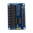 8-Bit Digital LED Tube 8-Bit TM1638 Key Display Module For AVR Arduino TE28