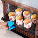 2pcs Silicone Hot Pot Holder Oven Pinch Mitt Glove Protective Finger Grip