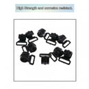 10pcs Camping Tent Tent Tarpaulin Clamp Tarpaulin Bracket Tent Pole Holder Clip