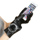 Ladies And Ladies Fashion Winter Gloves Soft Leather Touch Screen Non-Slip OUW