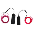 2 Pieces Luminescent LED Glow EL Wire String 3 Meter Light