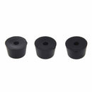 60 Pcs Universal TapeRed Black Rubber Feet Bumper Pad Washer 15mmx10mm B6P8