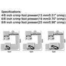 3x/Set Domestic Sewing Machine Foot Presser Rolled Hem Feet For Brother Singer T