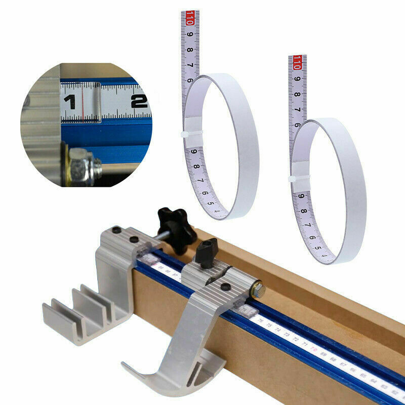 Self Adhesive Steel Measure Tape Miter Saw Track Tape Measure Left To Right