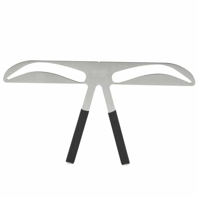 Eyebrow Stencil Ruler for Eyebrows Enhancer Permanent Tattoo Eye Brow Tools M6L4