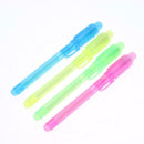 4pcs Office Drawing Magic Highlighters UV Invisible Ink Pen Highlighters A