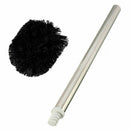 Black Stainless Steel Wc Bathroom Toilet Cleaning Brush Head Round Gift Met Z2M6