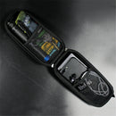 Waterproof Front Top Tube Bag Frame Pannier Mobile phone Cae For Bicycle Black