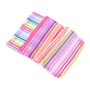 Mini  Colorful lines wash bags Cosmetic Bag New Transparent storage bags BX