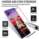 For OnePlus 7T Full Cover 9D Curved Tempered Glass 9H Screen Protector Black