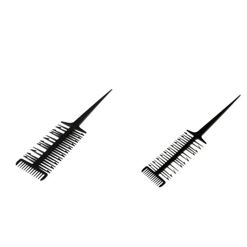 2x Sectioning Weave Highlighting Foiling Hair Comb Styling Hair Combs Accs