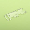 Acrylic Patchwork Thickness Ruler Measuring Gauge Clothes Measuring Tool A