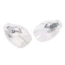 1 Pair Motorcycle Plastic Hand Guard Cold Wind Deflector Shield Transparent