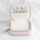 Jewelry Casket Cosmetic Storage Box Makeup Packing Organizer Multi-Function