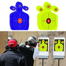 10x Adhesive Shooting Targets Reactive Splatter Paper Target Stickers Paper