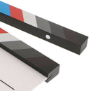 Acrylic Colorful Dry Erase Clap-Stick Clapper Board Slate for Movie Cut Action