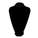Display Jewelry Holder Necklace Chain Bust Black Velvet Showcase Display Su