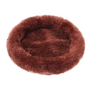 Animal Pet Hamster House Bed Washable Winter Warm Soft Mat(Dark Brown)(L) A