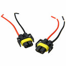 2PCS H11 H8 Wiring Harness female Socket Wire Connector Plug Extension Pigtail3C