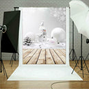 3x5ft Photography Vinyl Background Christmas Theme Snowman Backdrops