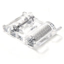 Portable Mini Low Shank Roller Sewing Machine Presser Foot Leather Household FT