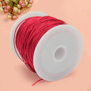 40m Red Nylon Chinese Knot Beading Jewelry Cords Thread DIY Crafts Dia 0.8 YRF