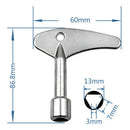 1PC Triangle Key Cabinet Key Single Inner Key Driver Switch Key Socket WrenME