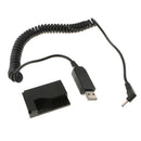 DR-E15(LP-E12) DC Coupler Dummy Battery + PS700 USB Power Adapter Cable for