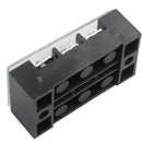 600V 25A Dual Row 3 Position Screw Barrier Terminal Block 10 Pcs C9U8