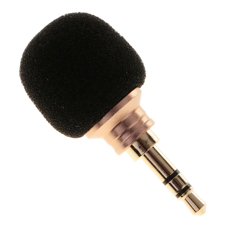 Mini 3.5mm Microphone Mic For Smartphone Mobile Phone Recording 3.5 MM Double