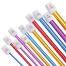 11Pcs 2MM-8MM 11 Size Single Pointed Knitting Needles Needles Weave Yarn Craft