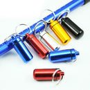 Portable Mini Multi-use Medicine Storage Box Pill Holder with Chain(Random